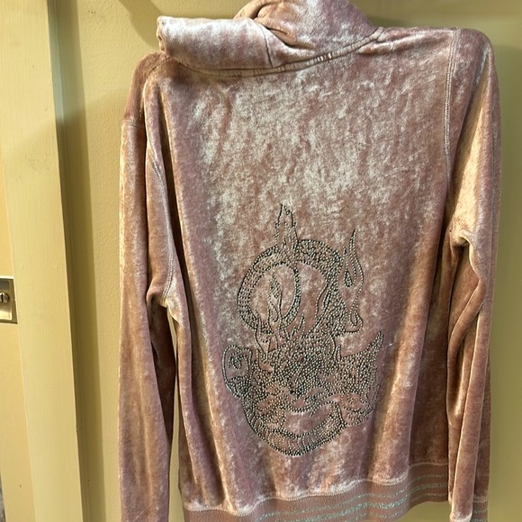 Soft sweatshirt jacket with hoodie - Picture 3 of 5